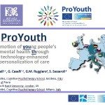 ProYouth: presentazione della piattaforma Web per la Promozione della Salute Mentale nei Giovani - SITCC 2012