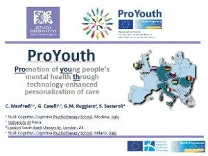 ProYouth: presentazione della piattaforma Web per la Promozione della Salute Mentale nei Giovani - SITCC 2012