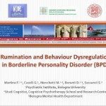 EABCT Geneve - Rumination and Behaviour Dysregulation in BPD