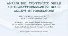Analisi del contenuto delle autocaratterizzazioni degli allievi in formazione – Congresso SITCC 2014