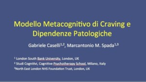 modello metacognitivo di craving e dipendenze patologiche - SITCC 2014