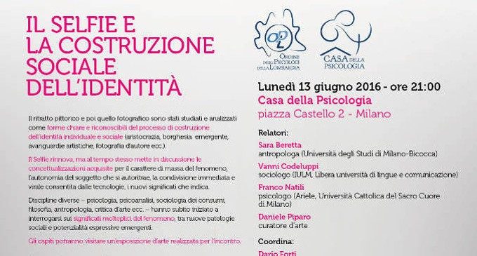 Il Selfie e la costruzione sociale dell’identità – Seminario OPL, 13 Giugno 2016