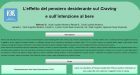 L’ effetto del pensiero desiderante sul craving e sull’intenzione al bere – Riccione, 2017