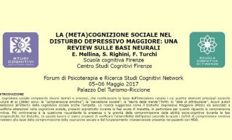 La (meta)cognizione sociale nel disturbo depressivo maggiore: una review sulle basi neurali – Riccione, 2017