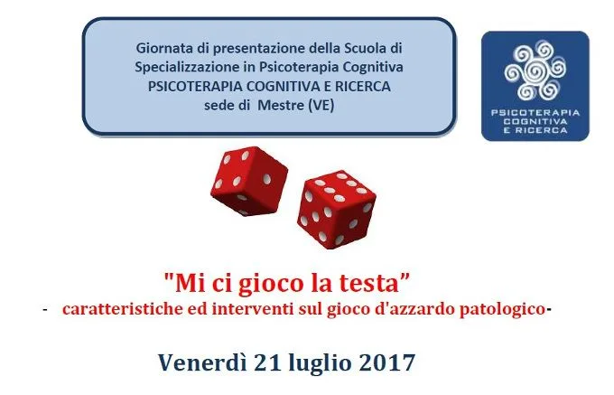 Caratteristiche ed interventi sul gioco d azzardo patologico - Mestre 21 Luglio 2017
