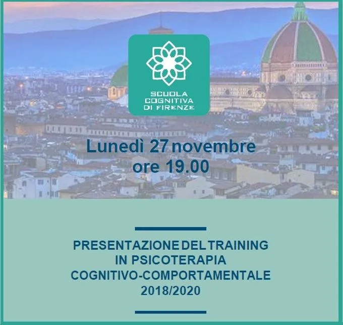 Presentazione del Training in Psicoterapia Cognitivo-Comportamentale - Firenze