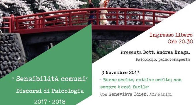 Sensibilità comuni: Discorsi di psicologia 2017-2018, ciclo di incontri a Varese