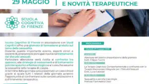 Sessualita valutazioni cliniche e novita terapeutiche - Firenze, 29 Maggio
