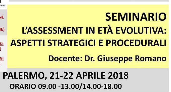 Assessment in età evolutiva: aspetti strategici e procedurali – Report del convegno di Palermo