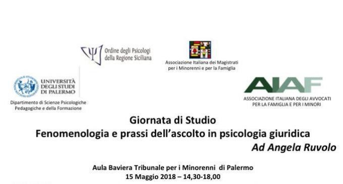 Fenomenologia e prassi dell’ascolto in psicologia giuridica – Report dal Convegno di Palermo
