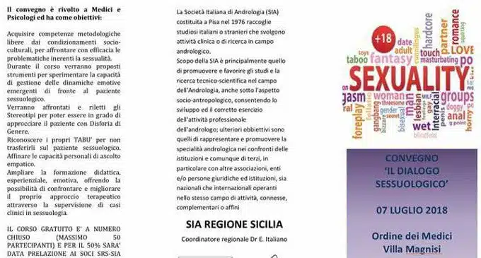Sessualità e salute sessuale - Report del convegno di Palermo, 7 luglio