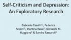 EABCT 2011: Perceived Parental Criticism, Self-Criticism and Depression: An Exploratory Research