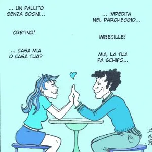 Tipi di coppie #2 - Combattenti Cronici, Ambivalenti e Fratellini. - Immagine: © 2012 Costanza Prinetti -