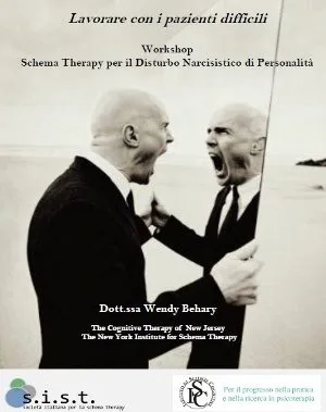 Workshop Schema Therapy per il Disturbo Narcisistico di Personalità - Relatrice: Wendy Behary.