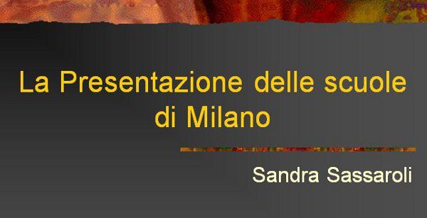 Studi Cognitivi - Presentazione Scuola di Milano