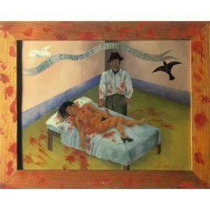 La Psicologia del Femminicidio. - Immagine: Unos Cuantos Piquetitos 1935 - Frida Kahlo. Collection of Dolores Olmedo Patiño Mexico City, Mexico