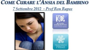Curare l' Ansia nel Bambino