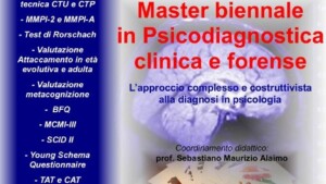 MASTER BIENNALE IN PSICODIAGNOSTICA CLINICA E FORENSE - Anteprima