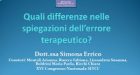 Quali differenze nelle spiegazioni dell’errore terapeutico? – SITCC 2012 – Slides
