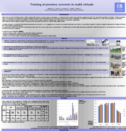 SITCC 2012 Roma - Training al Pensiero Concreto in Realtà Virtuale