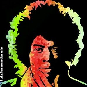 Jimi Hendrix. - Immagine: © Louis Fermando : Sonia Maria. Licenza Creative Commons 2.0