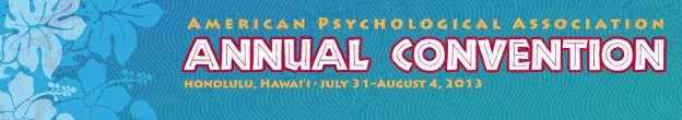 APA 2013 Congress Hawaii Honolulu American Psychological Association 