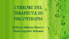 L’errore del terapeuta in psicoterapia – Assisi 2013