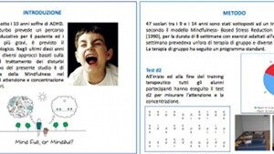 Assisi 2013 - Mindfulness, efficace per bambini con ADHD. -Immagine: poster assisi 2013