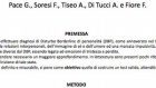 Il senso di vuoto Validazione di un test diagnostico – Assisi 2013