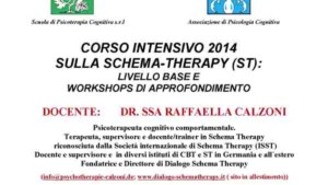schema therapy roma - locandina