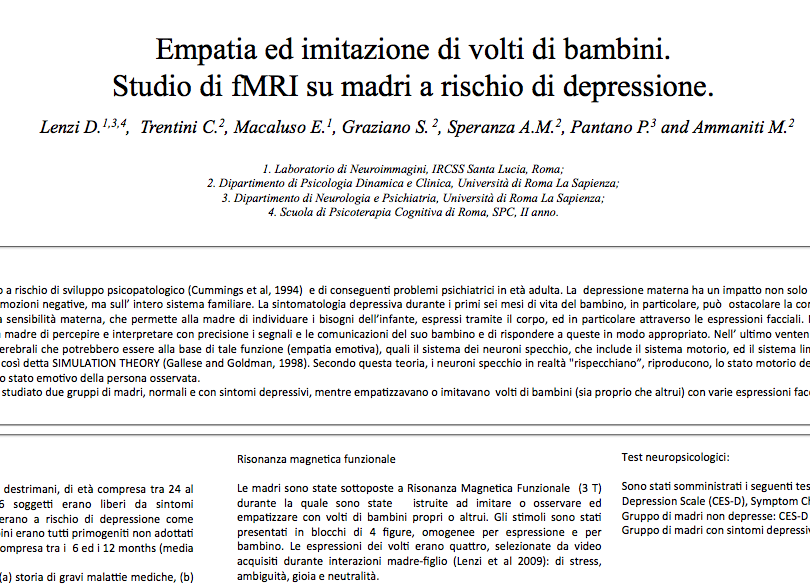 Empatia e depressione