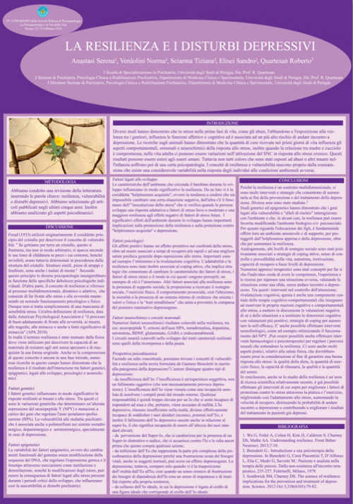Resilienza Depressione - SOPSI 2014