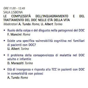 SOPSI 2014 - Simposio sul Disturbo Ossessivo Compulsivo