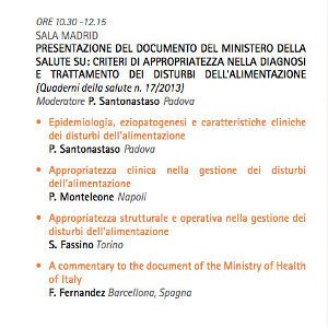 SOPSI 2014 - Disturbi dell'alimentazione