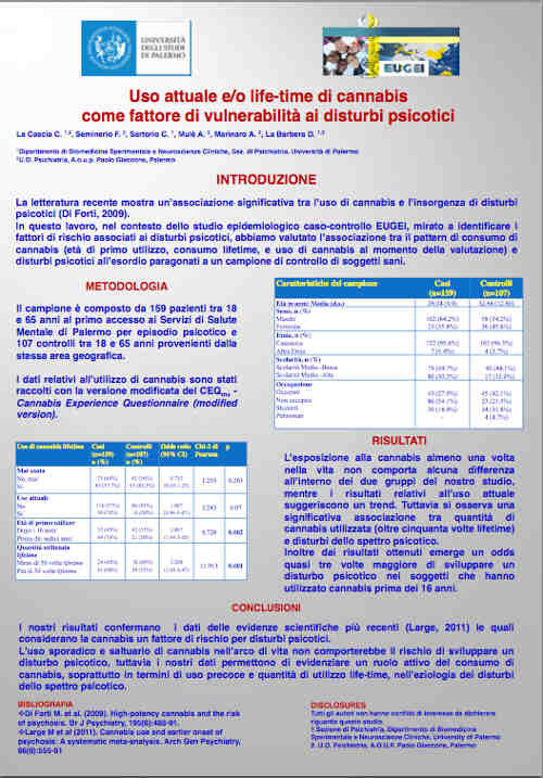 SOPSI 2014 - Poster Cannabis Psicosi