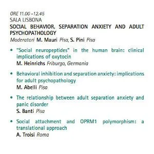 SOPSI 2014 - Simposio Social Behavior