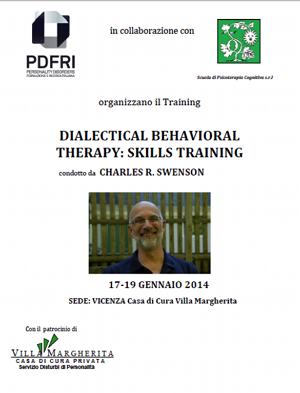Dialectical Behavioral therapy: Skills Training - Locandina