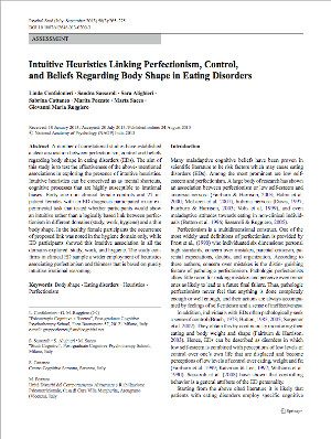 Intuitive Heuristics Linking Perfectionism, Control, and Beliefs Regarding Body Shape in Eating Disorders