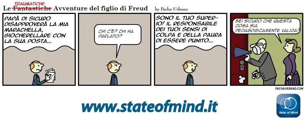 Super-io Freud - Immagine: © pachaurbano.com - Traduzione: Gioia Negri