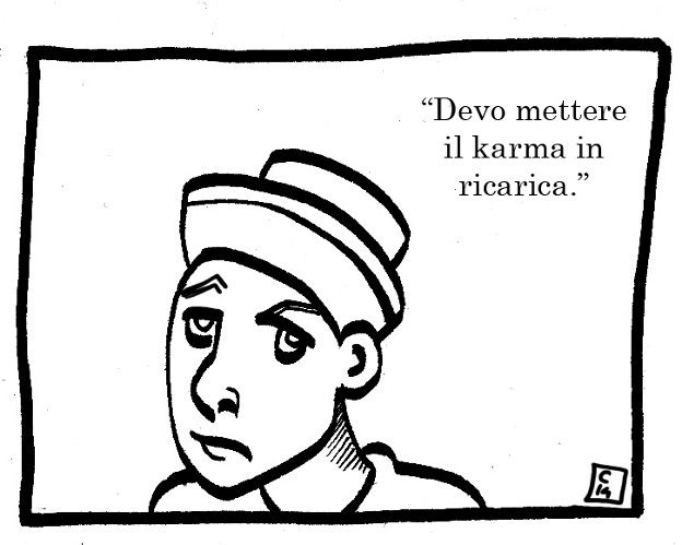 Il Karma in ricarica - Immagine:  © Costanza Prinetti 2014