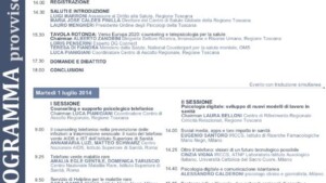 Verso Europa 2020 - Counseling e Telepsicologia per la Salute