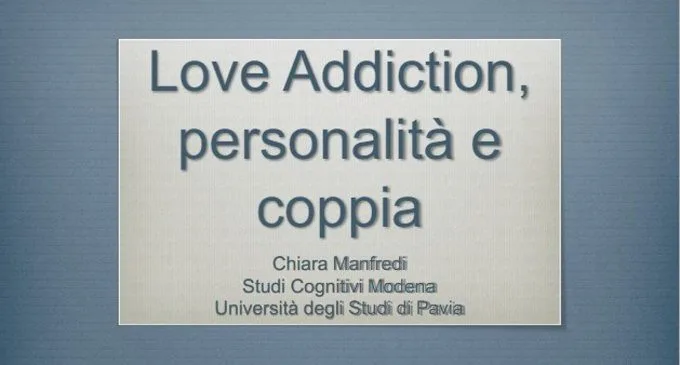 love addiction personalit&agrave; e coppia - SITCC 2014