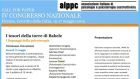 CALL FOR PAPERS: IV Congresso Nazionale AIPPC