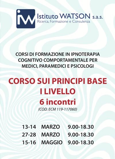 Ipnoterapia 2015 - Istituto Watson Torino