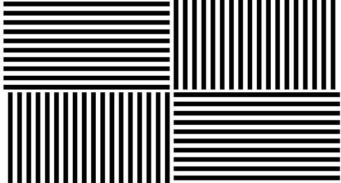 Effetto McCollough: un gioco di linee che altera la percezione dei colori
