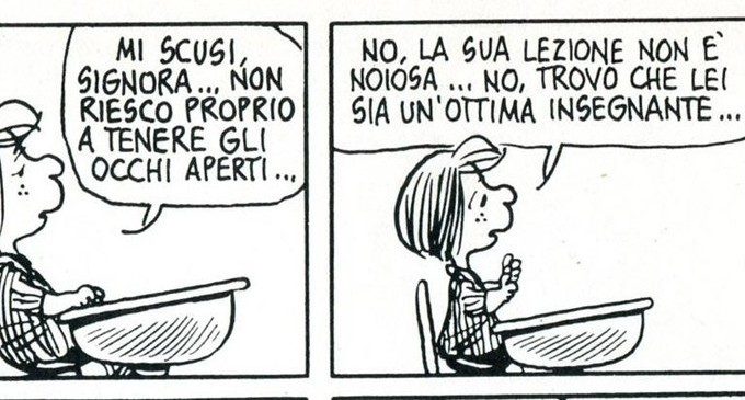 Quando addormentarsi a scuola è una malattia: Piperita Patty e la Narcolessia – Peanuts Nr.5