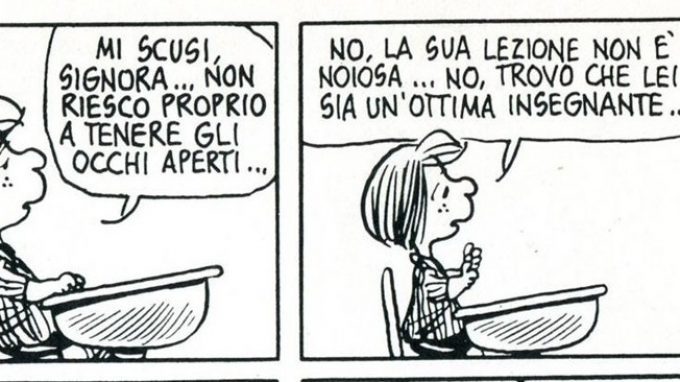 Quando addormentarsi a scuola è una malattia: Piperita Patty e la Narcolessia – Peanuts Nr.5