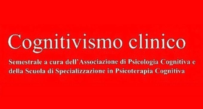 rivista cognitivismo clinico: il numero di settembre