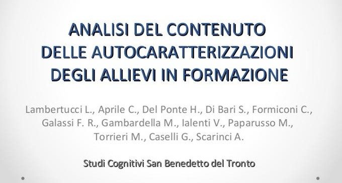 Analisi del contenuto delle autocaratterizzazioni degli allievi in formazione in Psicoterapia