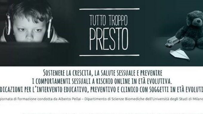 Tutto troppo presto: l’educazione sessuale – Report dal seminario con Alberto Pellai